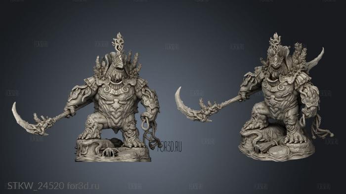 Grief Harvest Coven Ru Kabak stl model for CNC