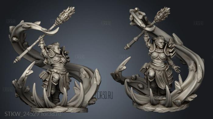 Geomancers Geomancer Female stl model for CNC