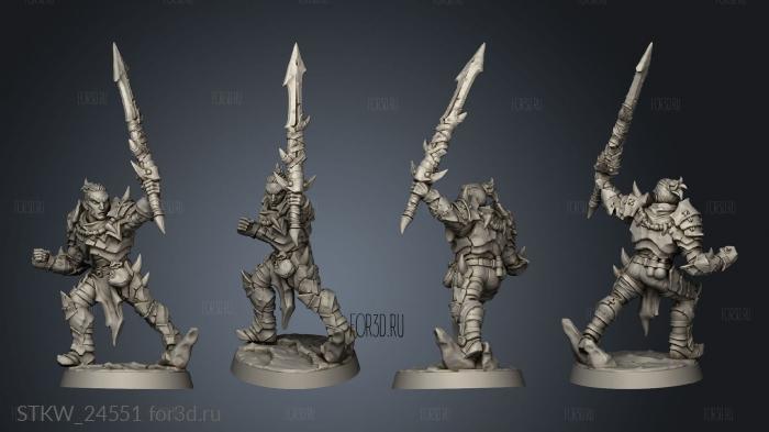 Scourgelord Survivors Chitin Greatsword 3d stl модель для ЧПУ