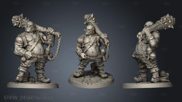 Troubles in Taverns Heroes Dunn Half Ogre 3d stl модель для ЧПУ