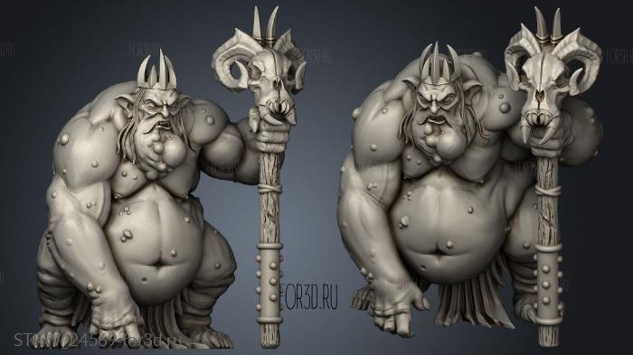 Goblin King stl model for CNC