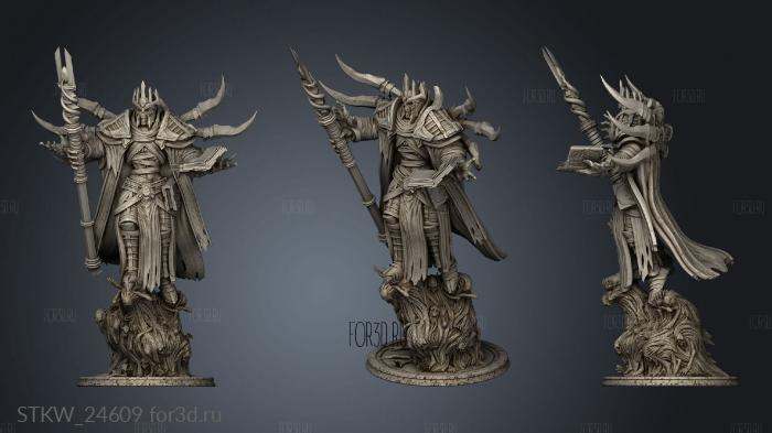 Agannon The Undying King stl model for CNC