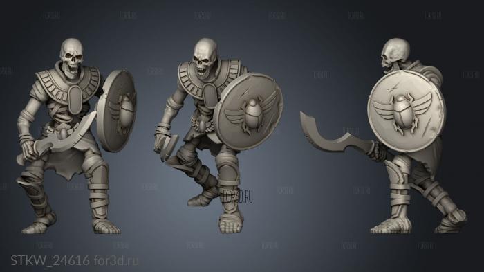 Mummified Undead Warriors 3d stl модель для ЧПУ