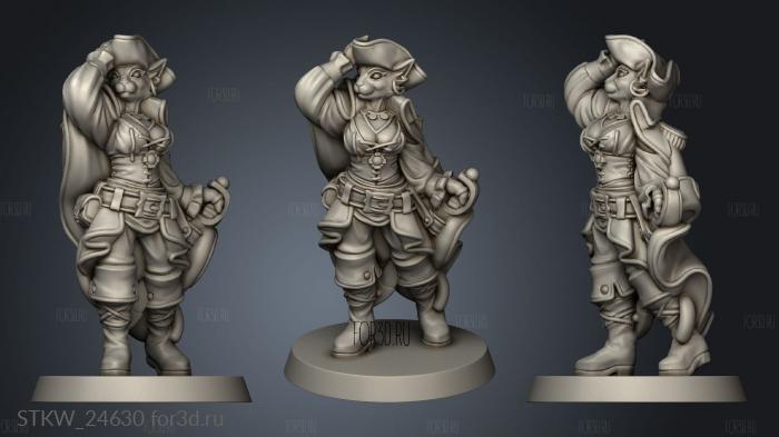 age TABAXI CAPTAIN stl model for CNC