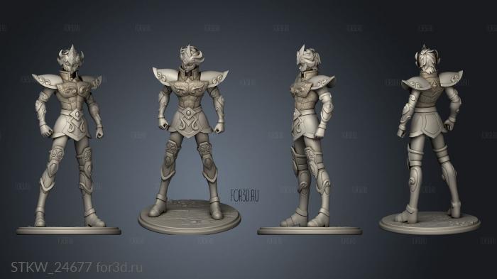 Aioria Leo stl model for CNC