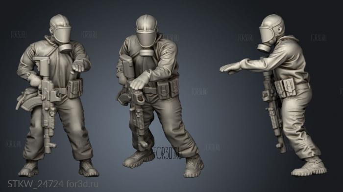 Biohazard Suit stl model for CNC