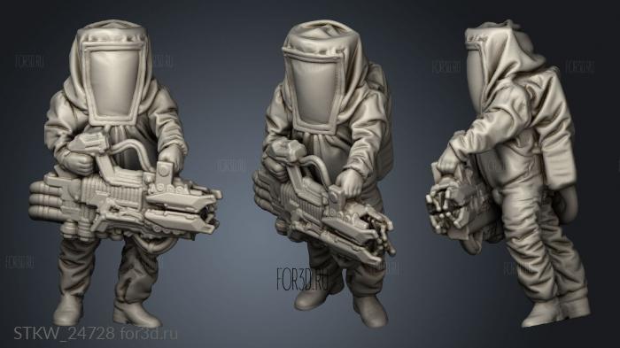 Biohazard Suit Heavy Plasma stl model for CNC