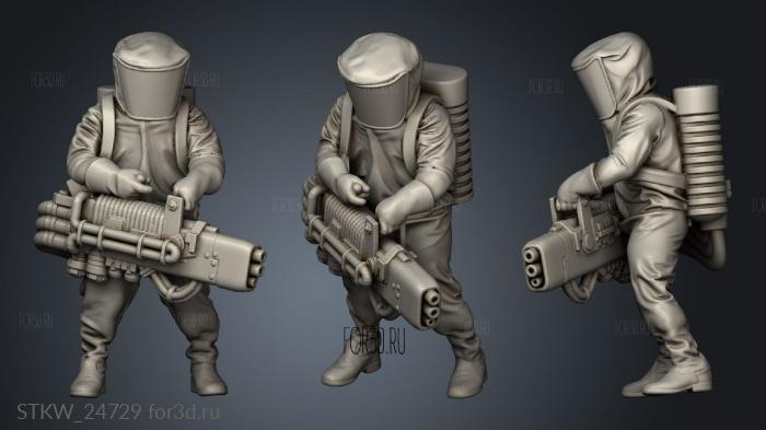 Biohazard Suit Heavy Plasma stl model for CNC