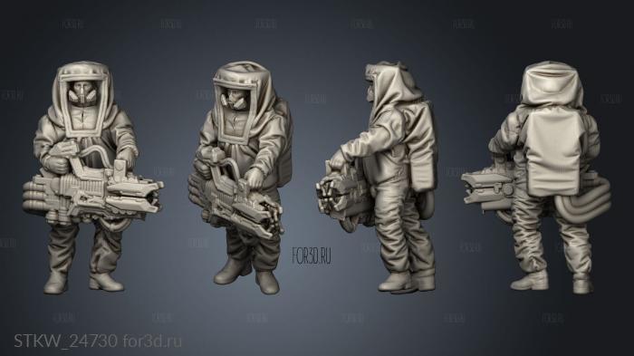 Biohazard Suit Heavy Plasma stl model for CNC