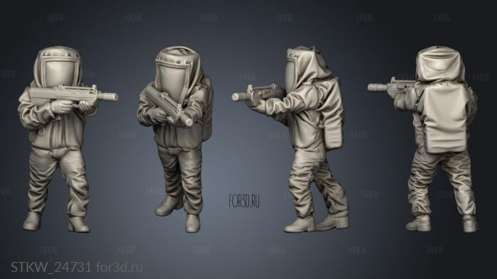 Biohazard Suit Heavy Rifle stl model for CNC