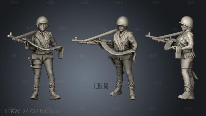 Girl Squad stl model for CNC
