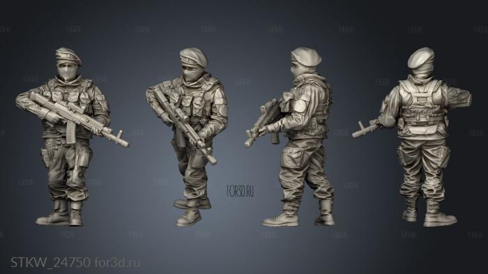 Soldier Ak 3d stl модель для ЧПУ