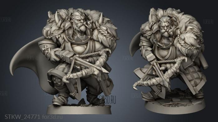 Chunky Hunter ch stl model for CNC