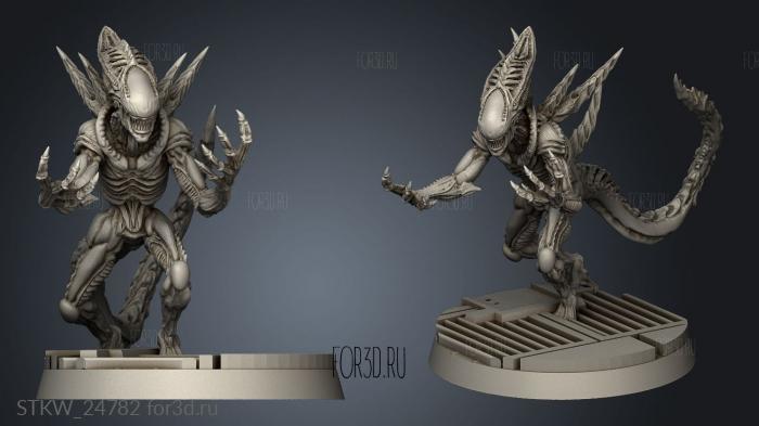 ALIEN DEADLY SHER stl model for CNC