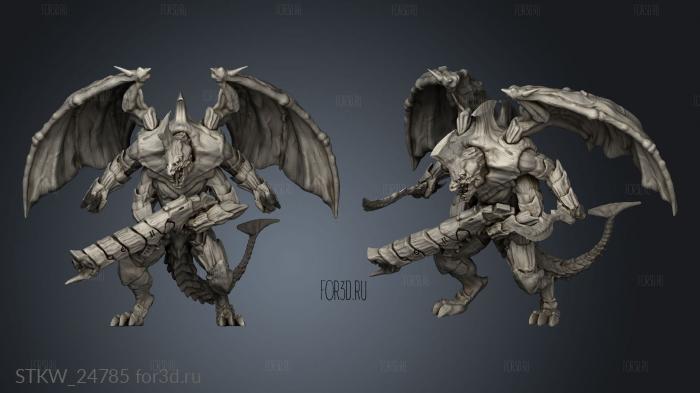 Alien Hive Lord AH stl model for CNC