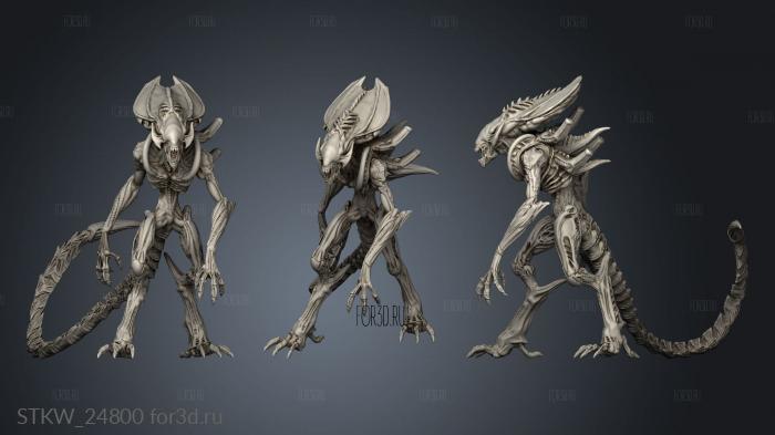 GIGERIAN ROYAL MYRMIDON stl model for CNC