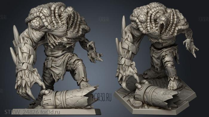 Forsaken Experiment stl model for CNC