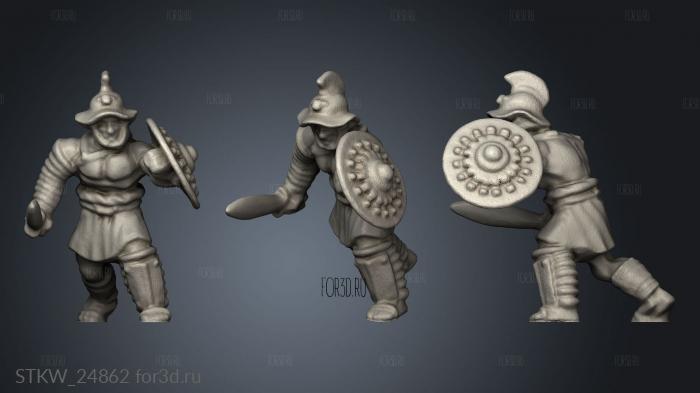 Capuan Gladiators stl model for CNC