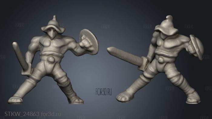 Crixus 3d stl модель для ЧПУ