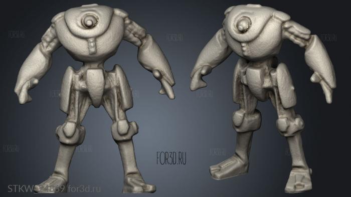 Deathwalker stl model for CNC