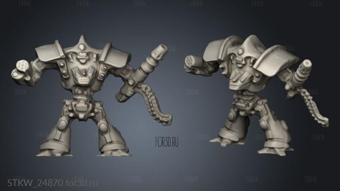 Deathwalker stl model for CNC