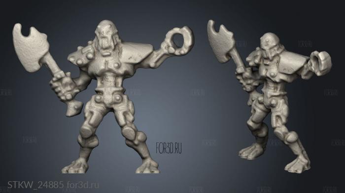 Gladiatrons stl model for CNC