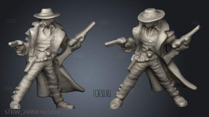 Johnny Shotgun Sullivan 3d stl модель для ЧПУ