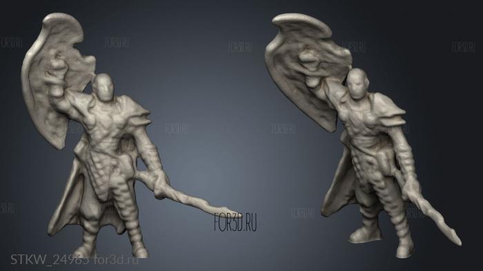 Phantom Knights stl model for CNC