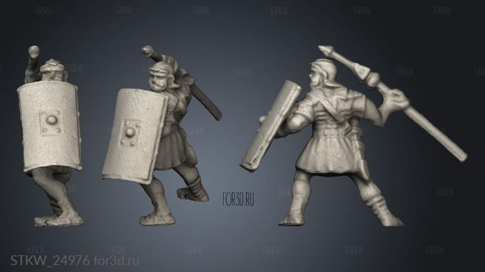 Roman Legionnaires stl model for CNC