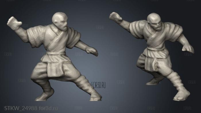 Shaolin Monks 3d stl модель для ЧПУ