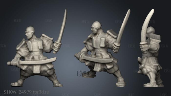 Tagawa Samurai stl model for CNC