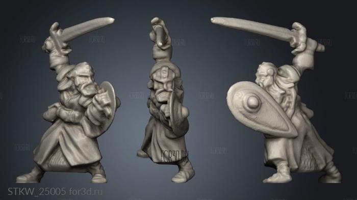 Tarn Viking Warriors stl model for CNC