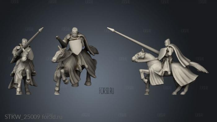 Templar Cavalry 3d stl модель для ЧПУ