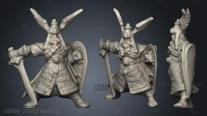 Thorgrim the Viking Champion stl model for CNC