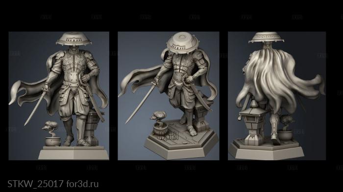 Neon Street Samurai 3d stl модель для ЧПУ