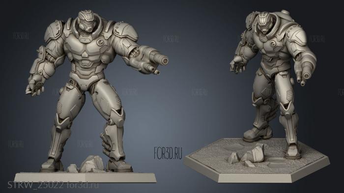 Poweror Marine stl model for CNC