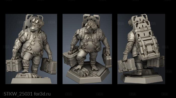 The Wrench Chimpanzee 3d stl модель для ЧПУ