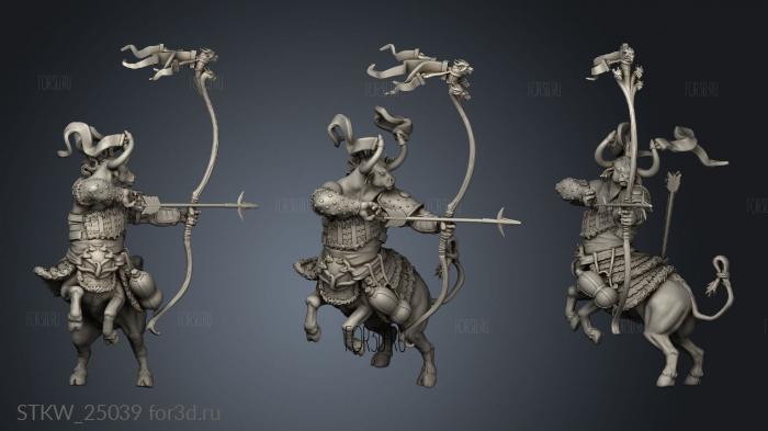 Allarian Bucentaur Archer Chieftain Temkana Arrows stl model for CNC