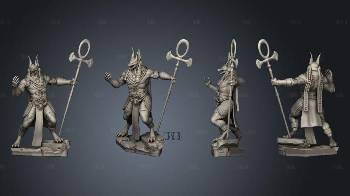 Anubis Avatar Challenging stl model for CNC