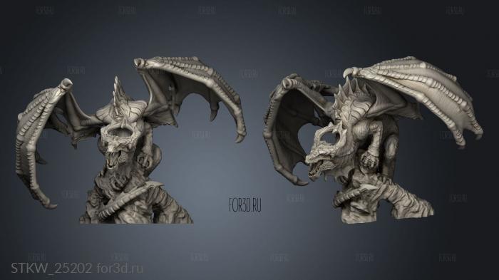 ancient rage dragon stl model for CNC