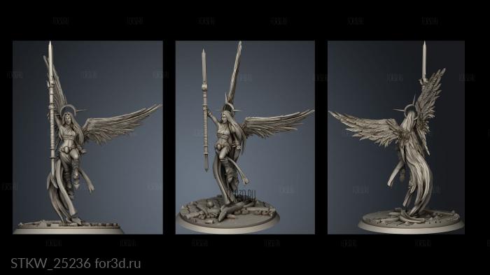 Angels the Empyrean Host stl model for CNC