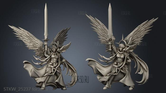 Angels the Empyrean Xanthia Grand Paladin stl model for CNC