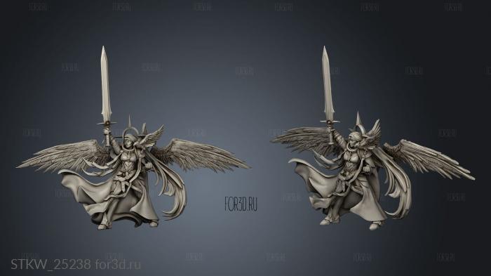 Angels the Empyrean Xanthia Grand Paladin stl model for CNC