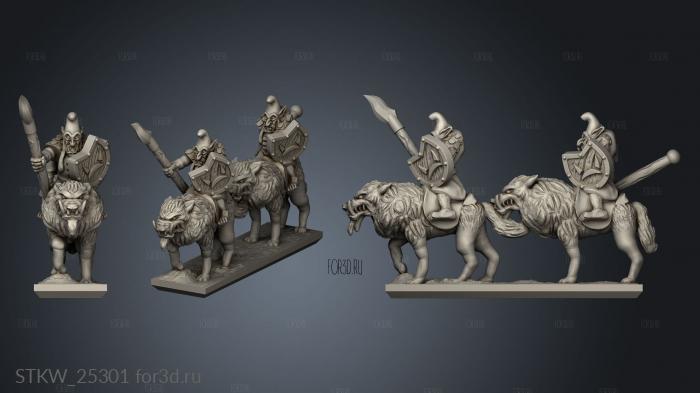 Ankylo Magma Dwarves stl model for CNC