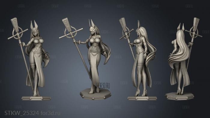 Anubis stl model for CNC