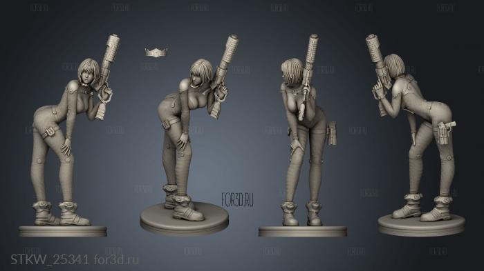 ANZU YAMASAKI from GANTZ stl model for CNC