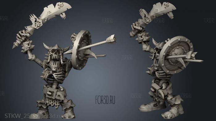 skeleton goblin 3d stl модель для ЧПУ