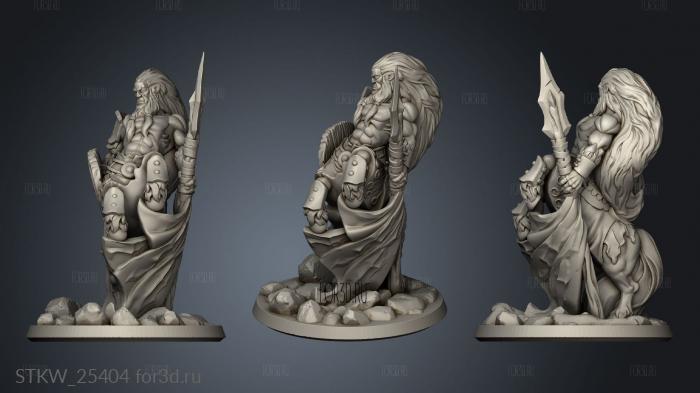 centaur spear stl model for CNC