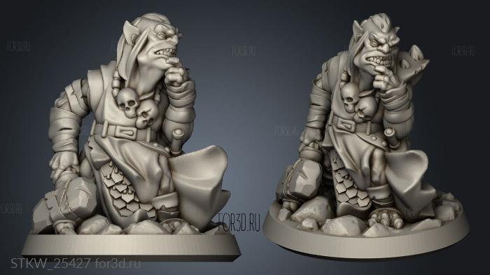 goblin stl model for CNC