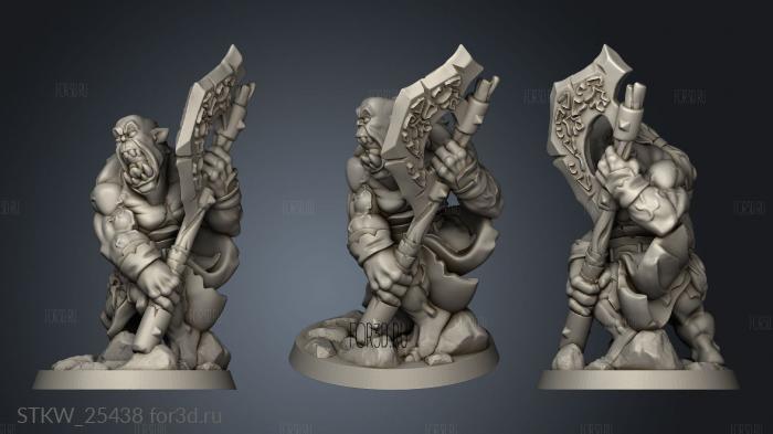 orc 3d stl модель для ЧПУ